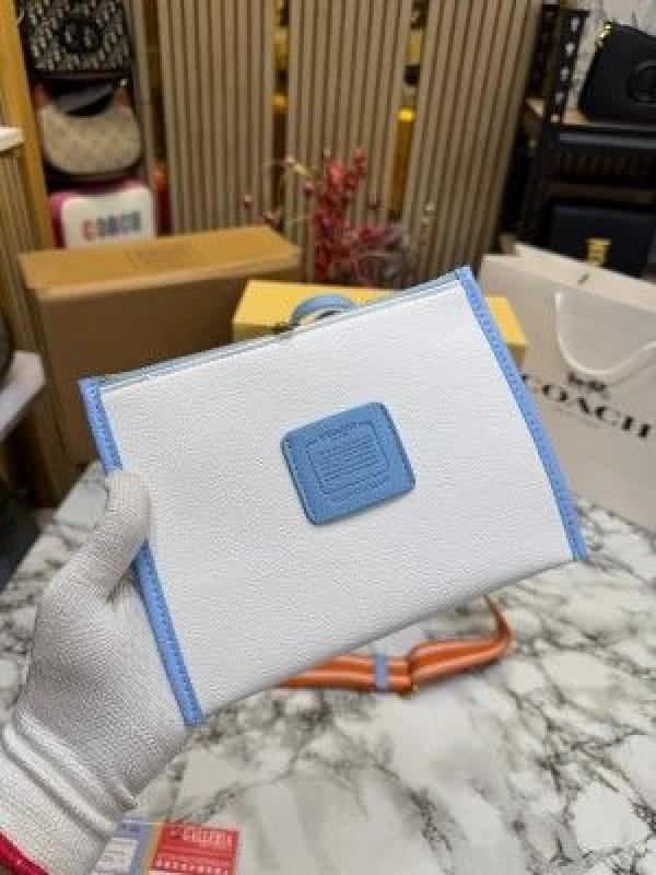 michae_l kors Field Tote Bag Two Tone In Colorblock Signature With Double Og Box And DustBag Including CarryBag (V6739-Yellow)