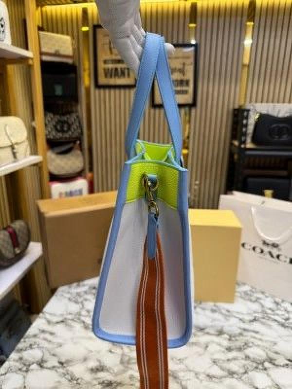 michae_l kors Field Tote Bag Two Tone In Colorblock Signature With Double Og Box And DustBag Including CarryBag (V6739-Yellow)