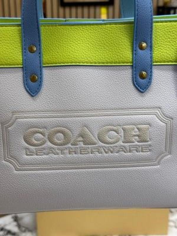 michae_l kors Field Tote Bag Two Tone In Colorblock Signature With Double Og Box And DustBag Including CarryBag (V6739-Yellow)