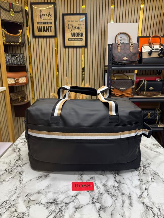 BOS_S Premium Weekender Travel Duffle Bag With Adjustable Shoulder Strap (BS16006-B)