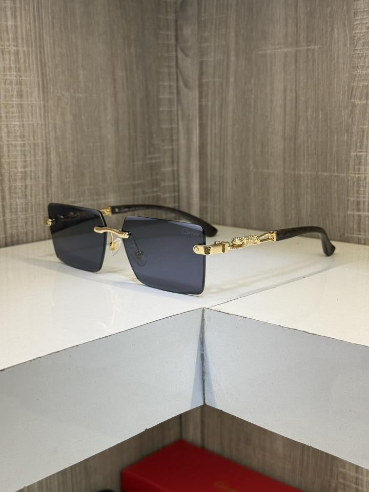 Cartie r 3077 Frameless Wooden stick sunglass