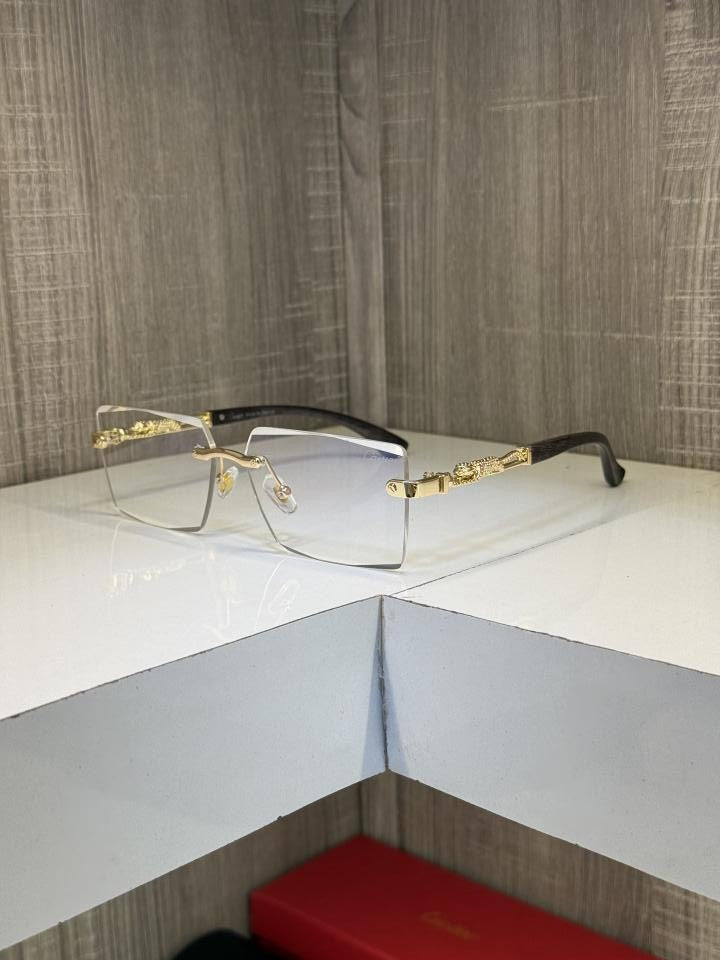Cartie r 3077 Frameless Wooden stick sunglass