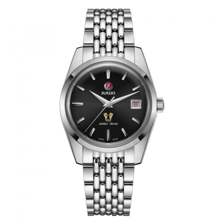 RAD O CAPTAIN COOK GOLDEN HORSE AUTOMATIC SILVER BLACK 626