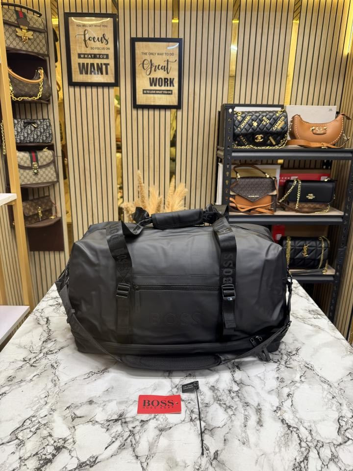 Hugo Bos_s Travel Duffle Bag Black Limited Edition (BS16007-C)