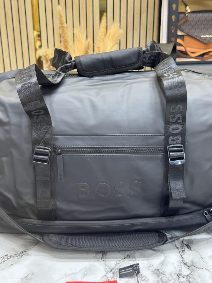 Hugo Bos_s Travel Duffle Bag Black Limited Edition (BS16007-C)