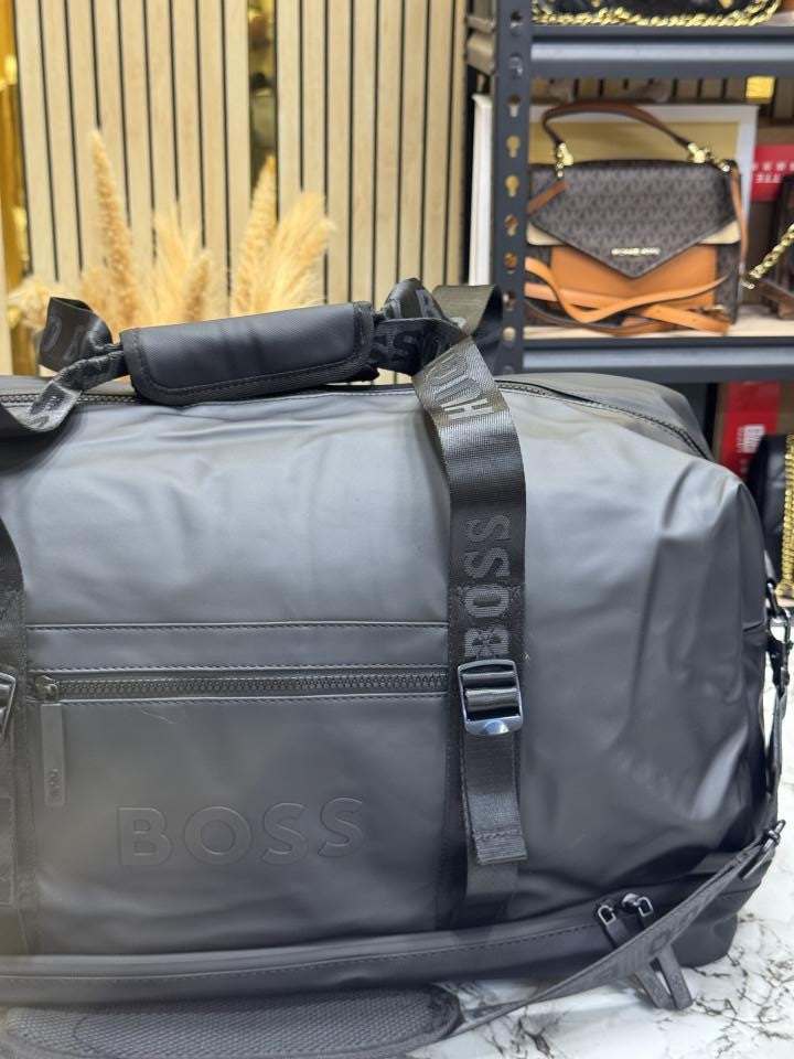 Hugo Bos_s Travel Duffle Bag Black Limited Edition (BS16007-C)