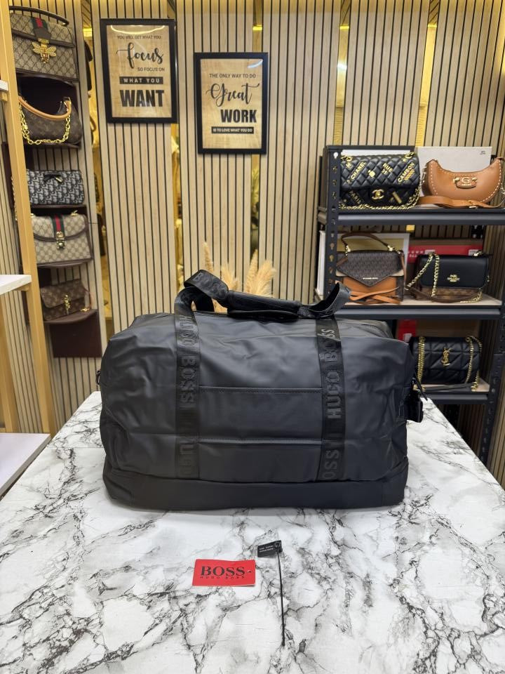 Hugo Bos_s Travel Duffle Bag Black Limited Edition (BS16007-C)