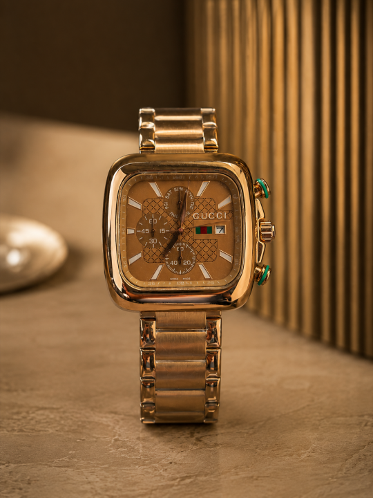 GUUCCI SQUARE MENS BISCUIT EDITION 627