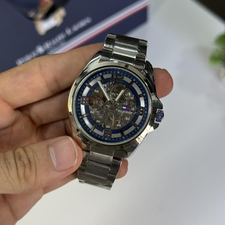 Tommy Hilfige r Skeleton Automatic watch