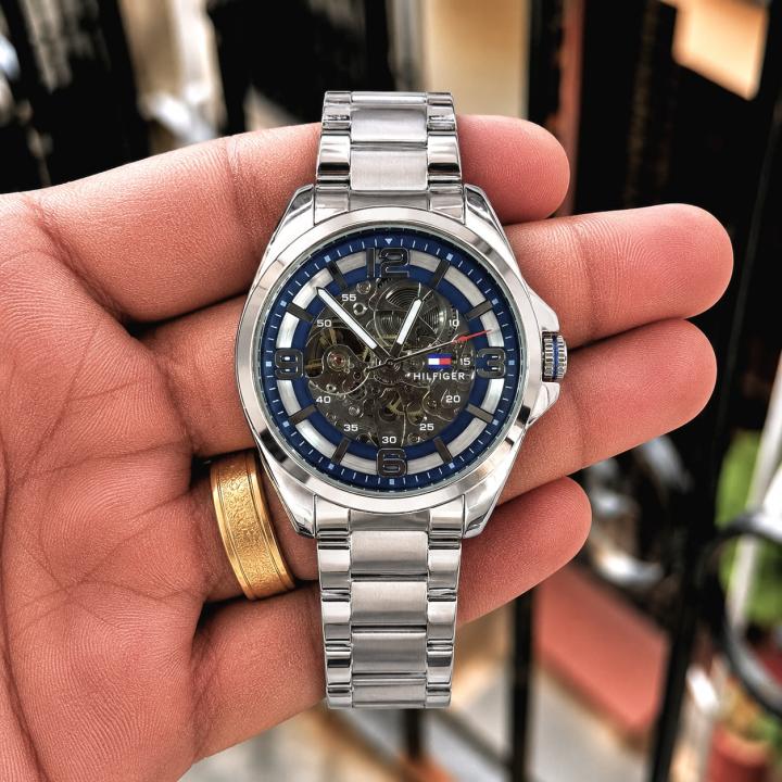 Tommy Hilfige r Skeleton Automatic watch