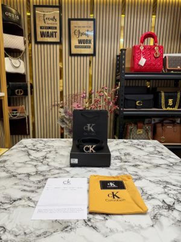 Calvim klie_n Premium Quality Belt Crystal Coded Buckle With Box And Dust Bag Including Carry Bag (15-Black)
