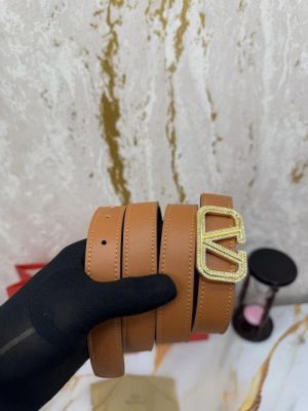 Valentin_o Garavani V-Shaped Premium Ladies Belt With Box Dust Bag Includes CarryBag (V44)