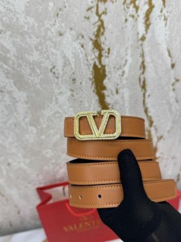 Valentin_o Garavani V-Shaped Premium Ladies Belt With Box Dust Bag Includes CarryBag (V44)