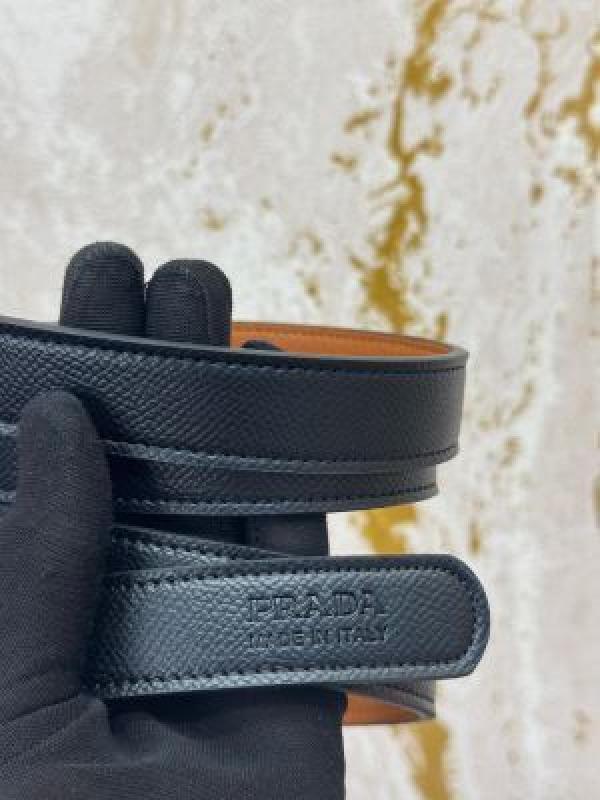 PRAD_A BELT COMBO PREMIUM QUALITY WITH OG BOX DUST BAG CARRY BAG (P30)