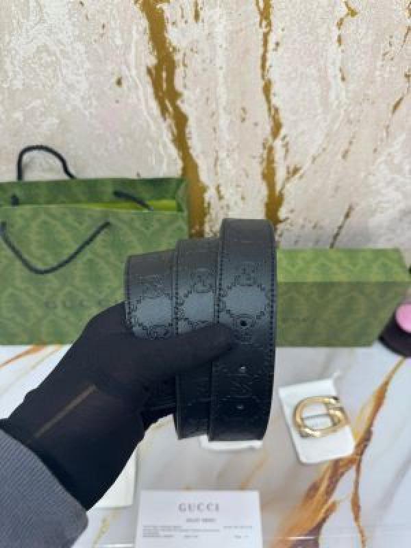 GucciPremium Belt Combo With Box And Dust Bag Including CarryBag (G06-Black)