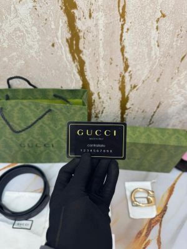 GucciPremium Belt Combo With Box And Dust Bag Including CarryBag (G06-Black)