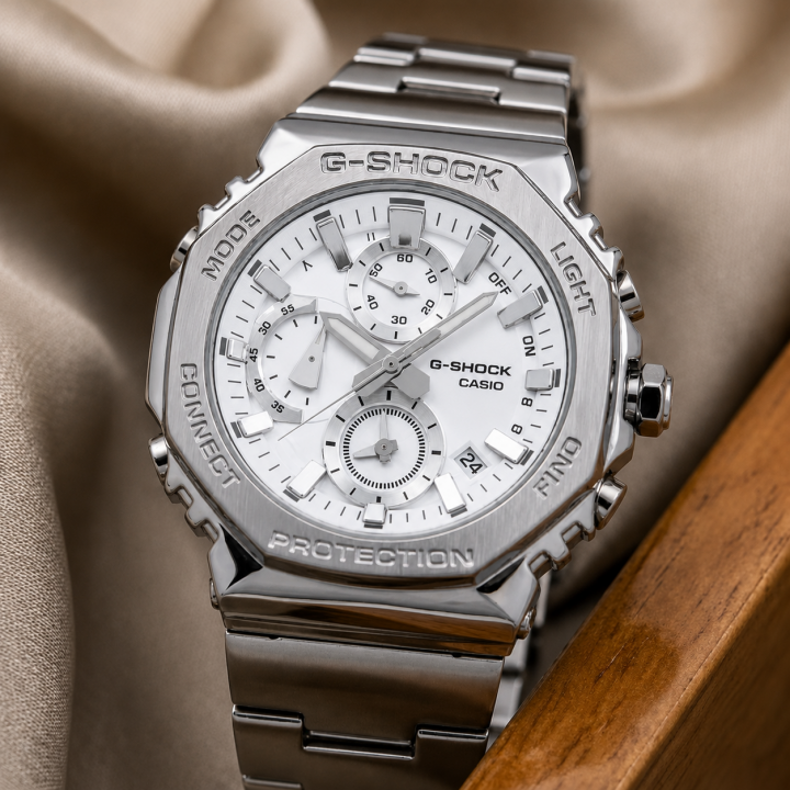 Casi o gshock gmc-b2100 silver white 635