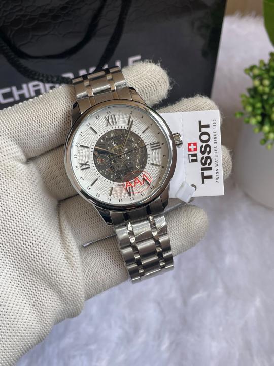 Tisso T 1853 Chemin Automatic Silver White Dial AT440