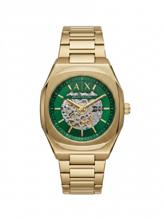 Armann_i Exchange Ax2418 Hampton Automatic gold green