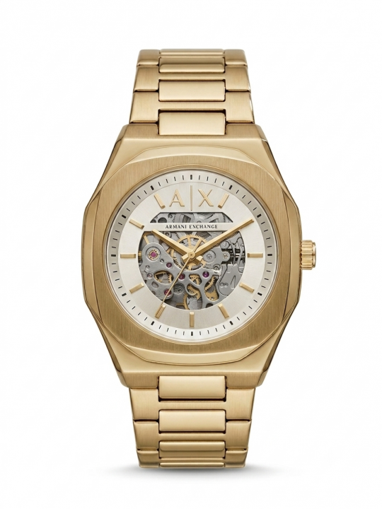 Armann_i Exchange Ax2418 Hampton Automatic gold white
