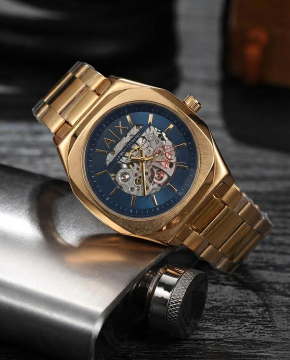 Arman_i Exchange Ax2418 Hampton Automatic gold blue