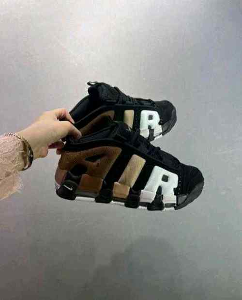 Nikee air more uptempo gs barely green