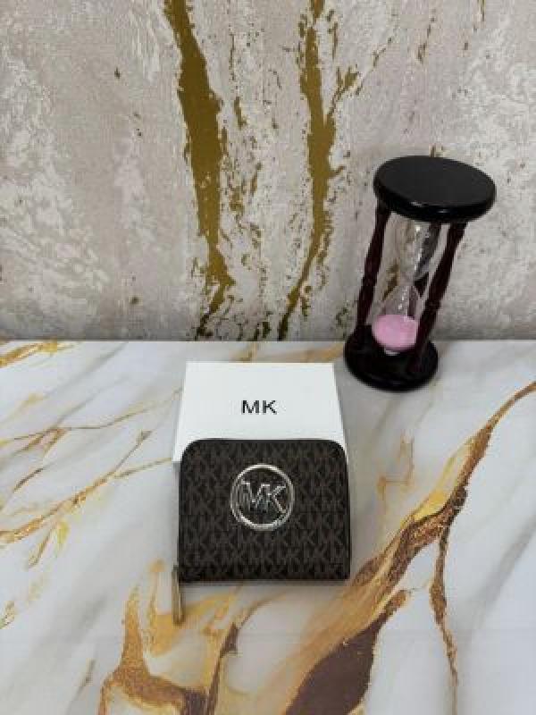 Michae.l_Kors MK Printed Logo Zipper Wallet With Box (60067)