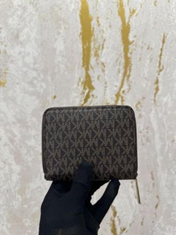 Michae.l_Kors MK Printed Logo Zipper Wallet With Box (60067)