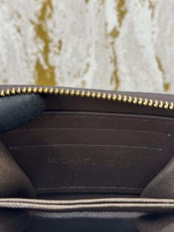 Michae.l_Kors MK Printed Logo Zipper Wallet With Box (60067)