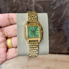 cartie r santos ladie 36 mm gold green 645