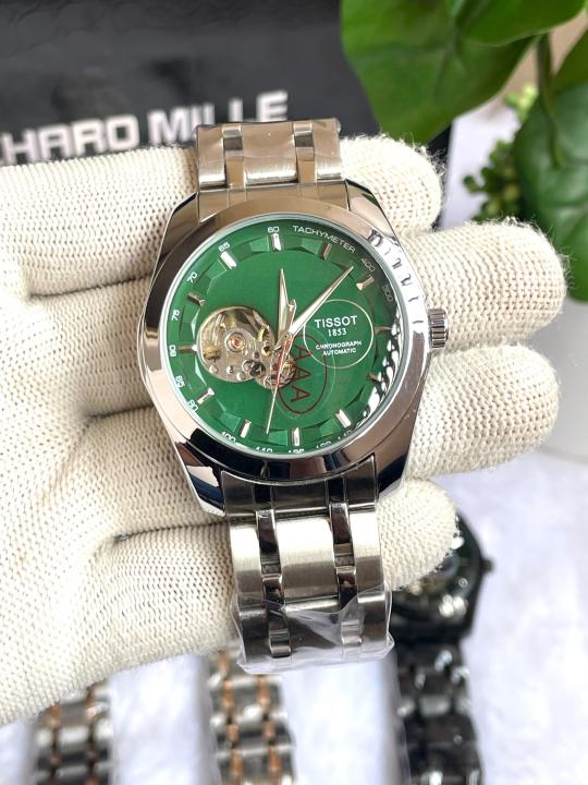 Tisso T Couturier Automatic Silver Green AT453