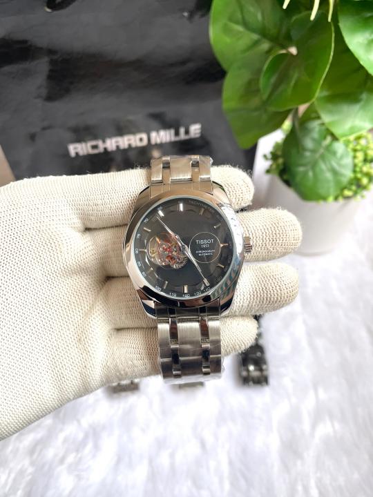 Tisso T Couturier Automatic Silver Black AT453