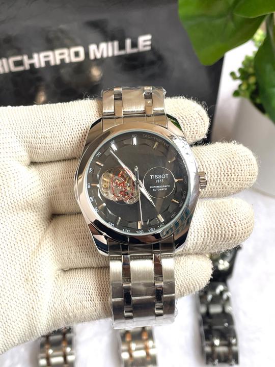 Tisso T Couturier Automatic Silver Black AT453