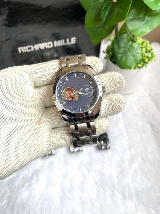 Tisso T Couturier Automatic Silver Blue AT453