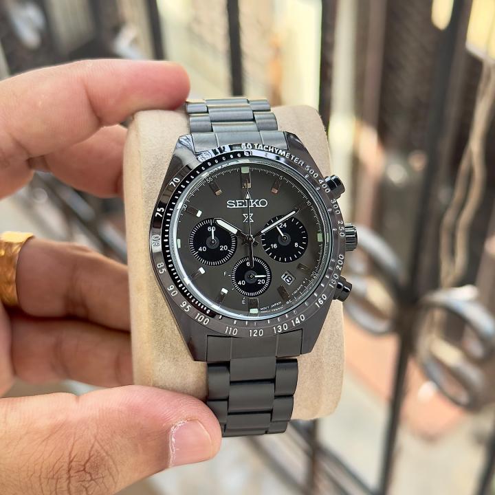 Seiko Prospex Speedtimer Chronograph  black -grey