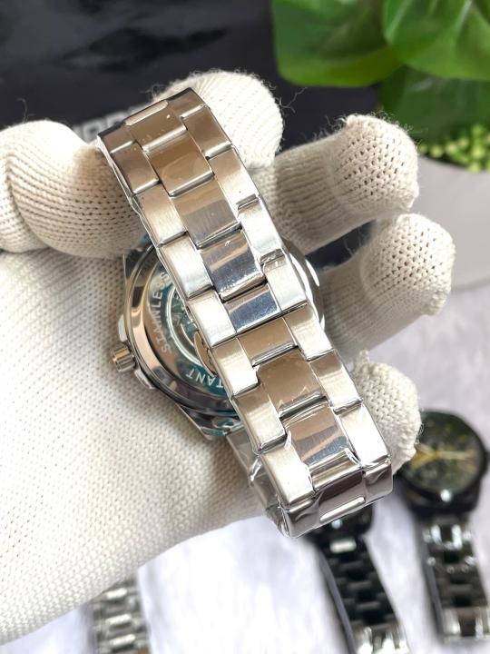ARMA I EXCHANGE  HAMPTON AUTOMATIC SILVER WHITE AT455