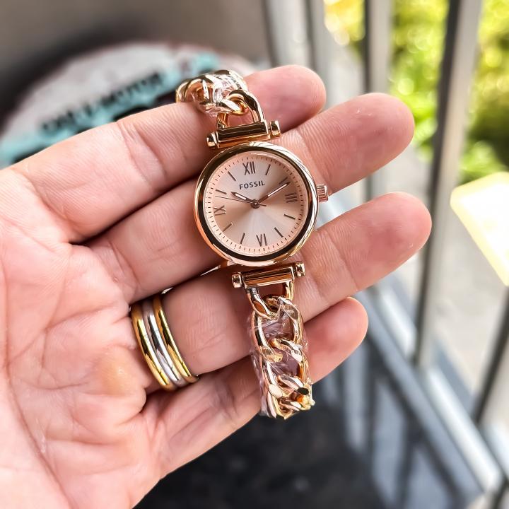 FOSSI_L LADIES FULL ROSE GOLD LADIES WATCH
