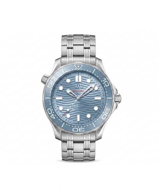 Omeg a Diver 300M Automatic Silver Blue Dial