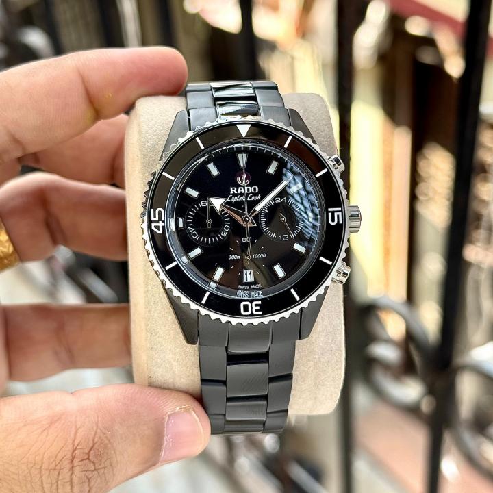 Radd_o Captain Cook HighTech Chronograph Black Silver