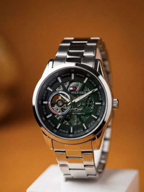 Tommy Hilfiger Automatic Silver black