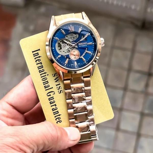Seiko_Automatic Rose Blue