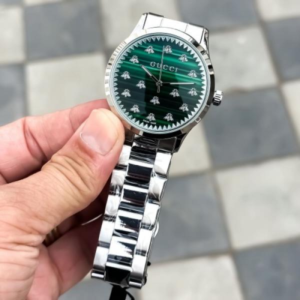 Gucc_i Silver Green