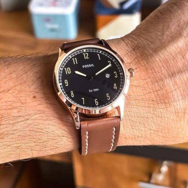 Fossi_l Rose Gold Black