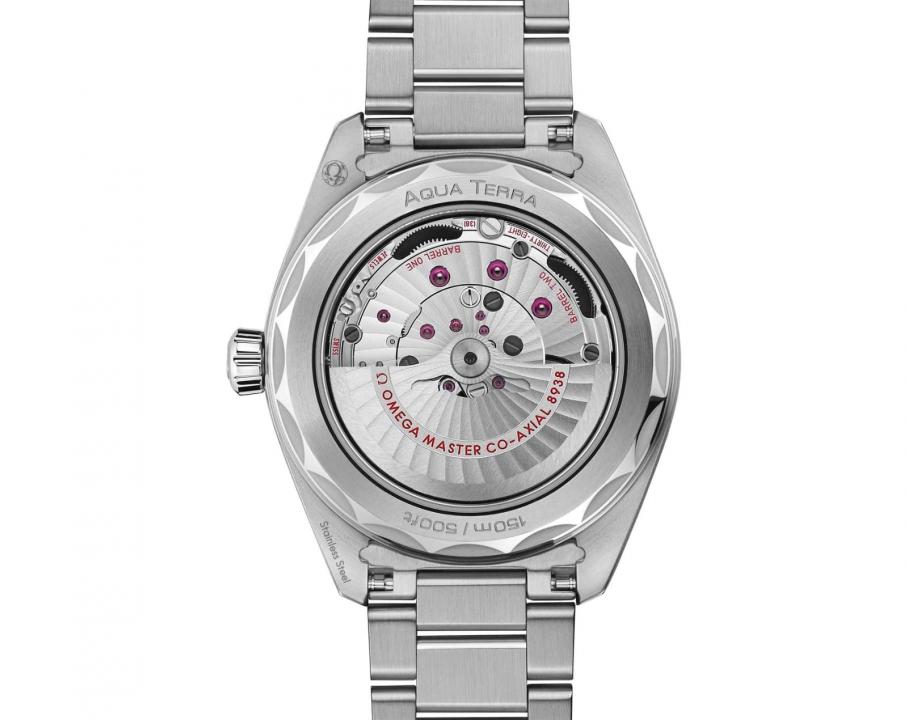 Omegg_a Seamaster Aqua Terra World Time with a green dial