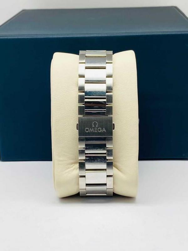 Omegg_a Seamaster Aqua Terra World Time with a green dial