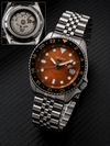 SEIK O 5 SPORTS GMT MOVEMENT LIKE AUTO OG LOCK ORANGE  662