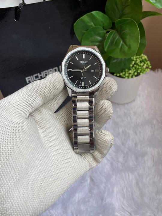 TISSSOT PRC 100 SILVER BLACK AT431
