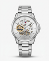 TOMMY HILFIGE SKELETON AUTOMATIC SILVER WHITE 587
