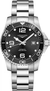 LONGINE HYDROCONQUEST AUTO SILVER BLACK HVY 38