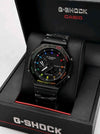 G SHOCK GA 2100 black rainbow F33